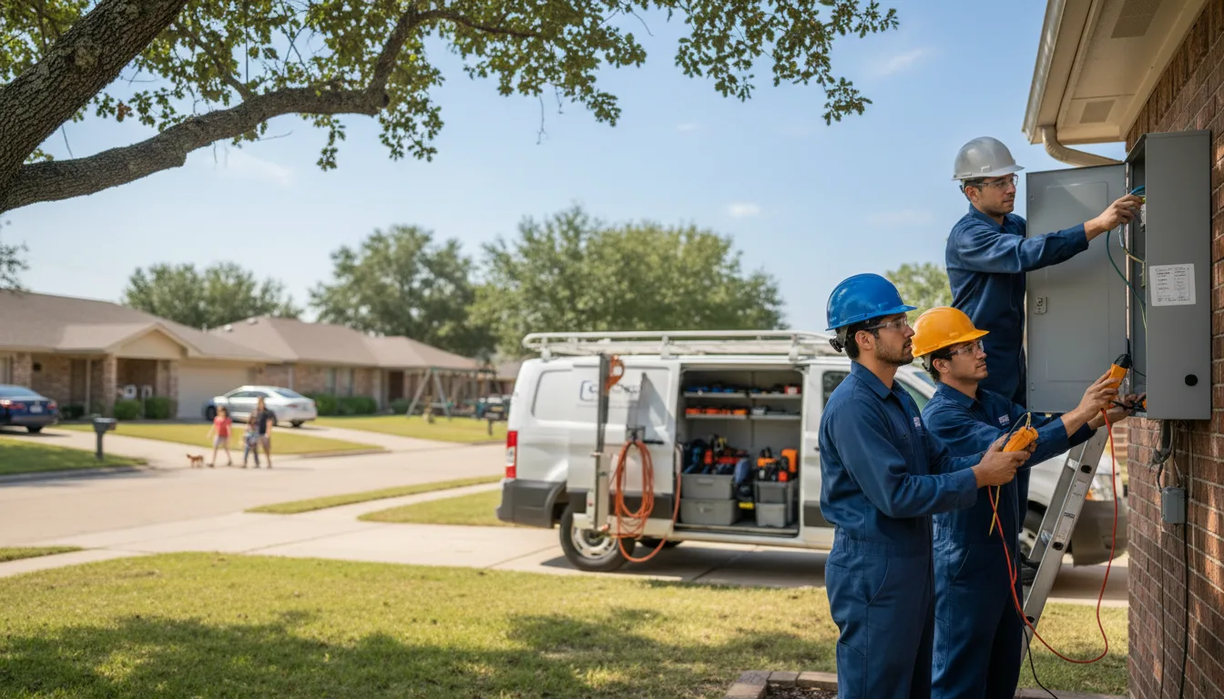 Certified electrician providing emergency electrical services in Wooldridge, MO